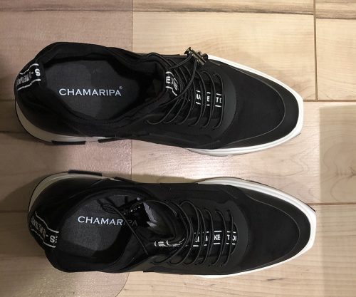 schuhe die größer machen 7 CM Größer - Sneaker mit versteckter Ferse Schuhe, die Höhe hinzufügen Größere Herrenschuhe photo review